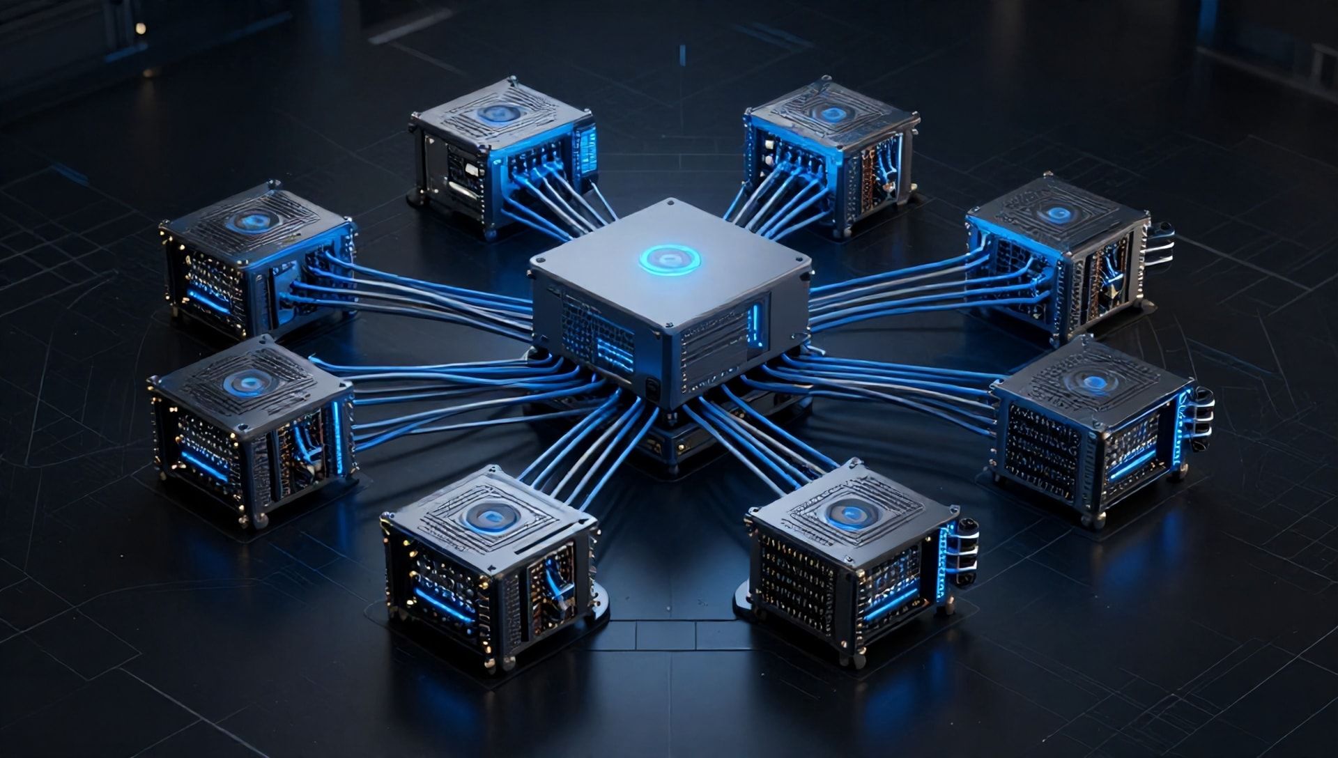 AI Cluster Network Diagram