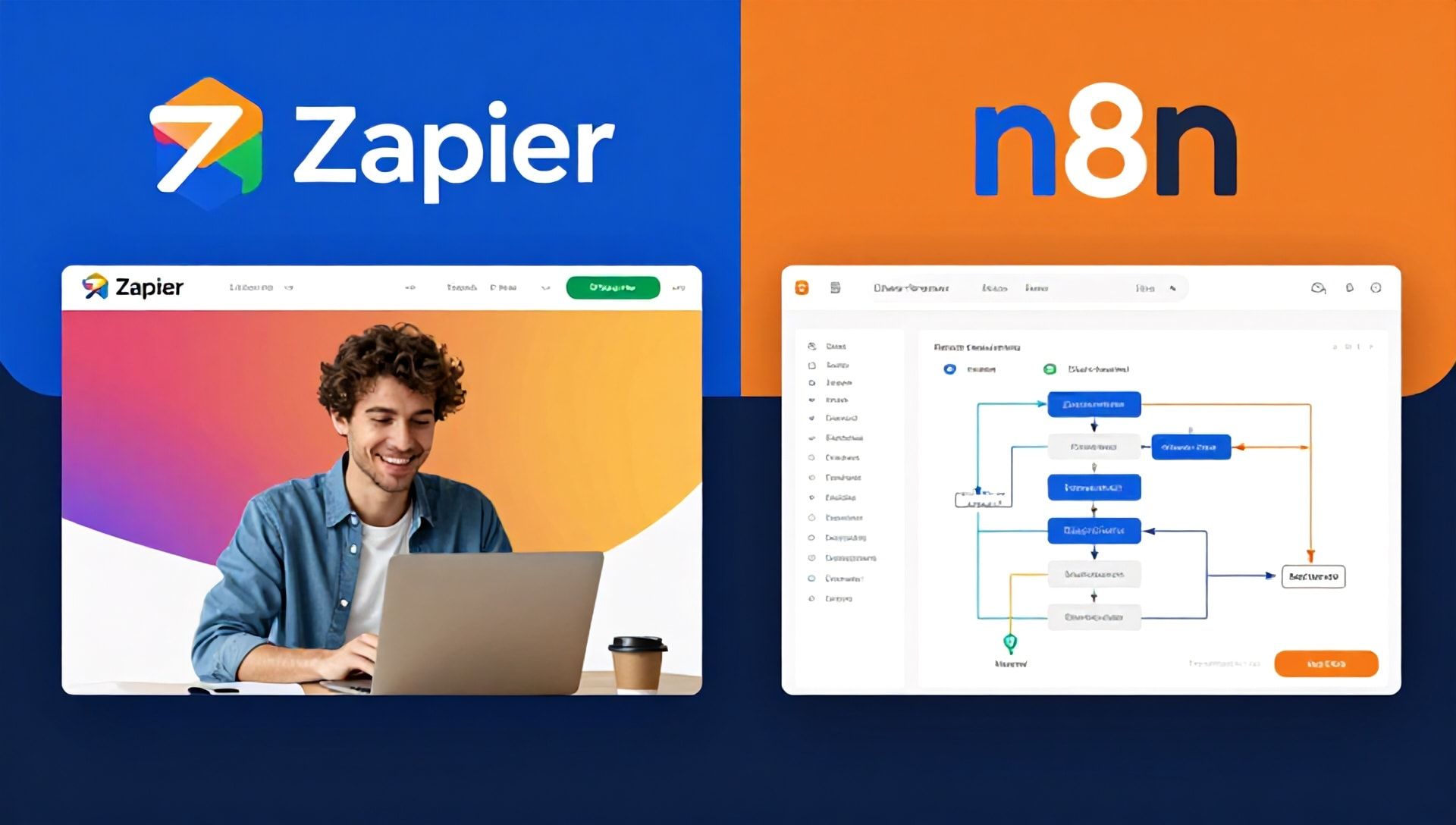 Zapier vs n8n Comparison